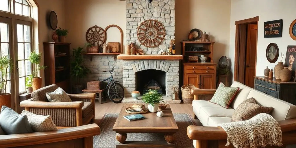 How to Style a Rustic Living Room That Feels Warm and Timeless