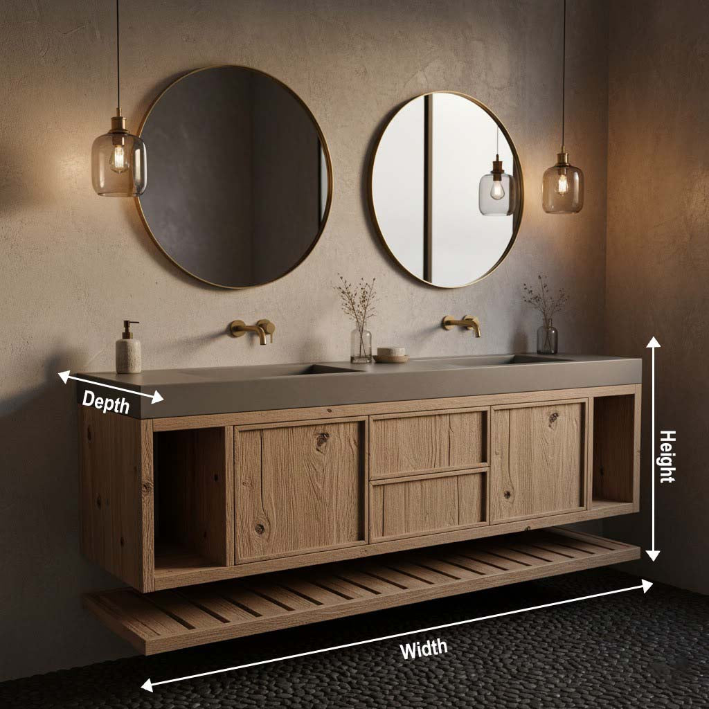 Nordic Line Floating Bathroom Vanity