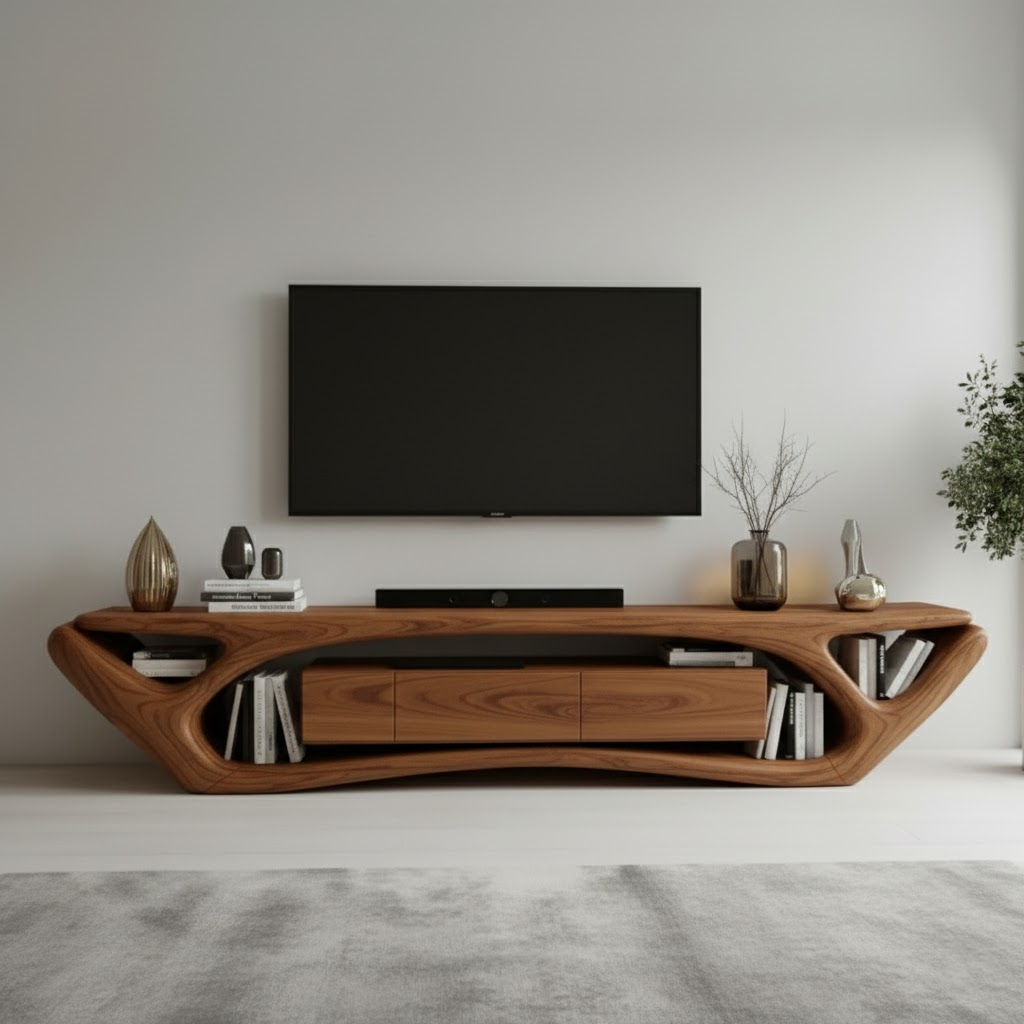 Aureon Solid Wood TV Stand