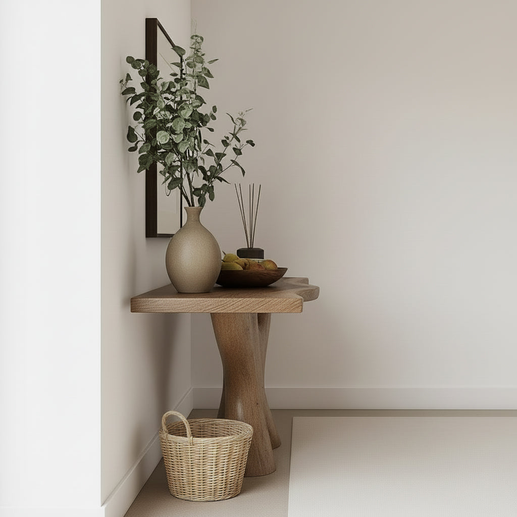 Organic Branch Solid Wood Console Table – Root Series