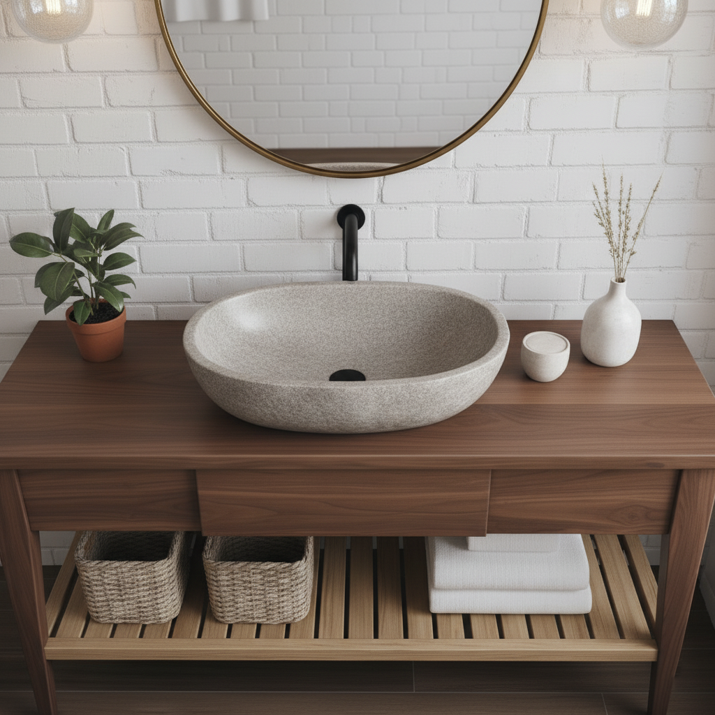 Solid Wood Bathroom Vanity
