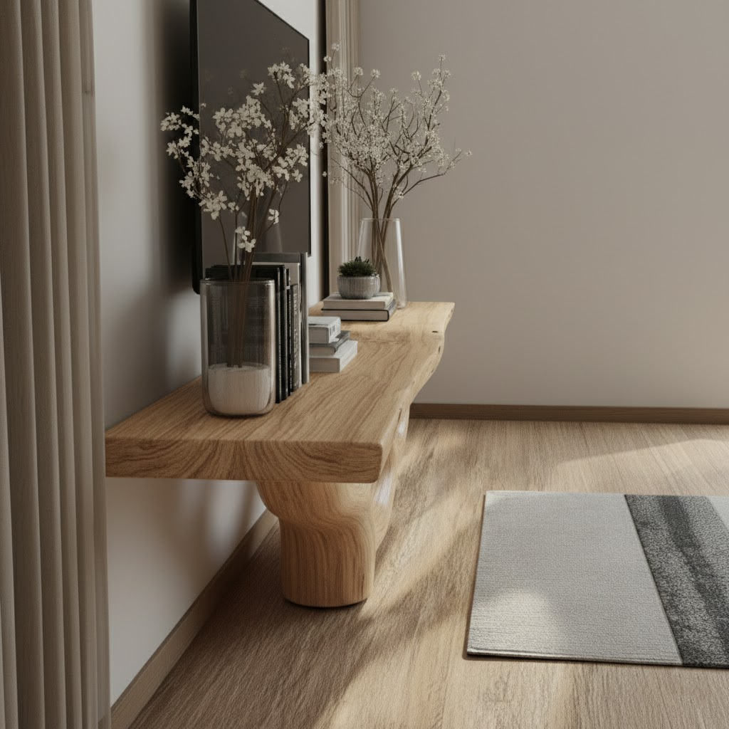 Elysian Sculptura Solid Wood TV Stand