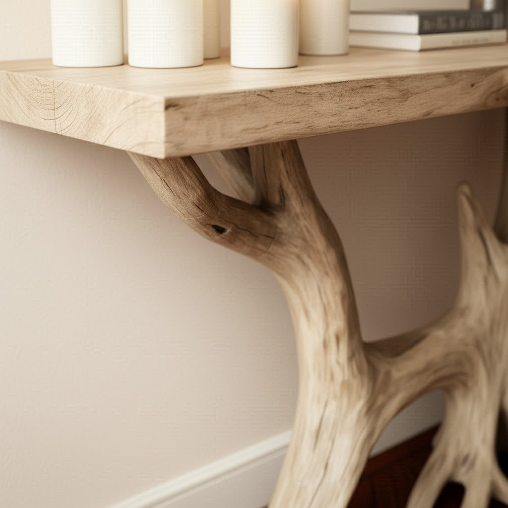 Nature Form Solid Wood Console Table