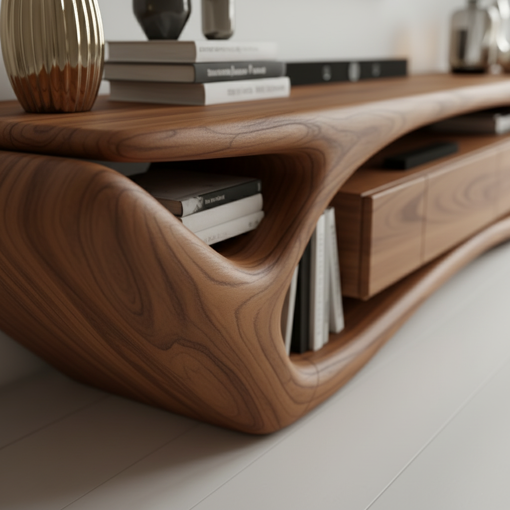 Aureon Solid Wood TV Stand