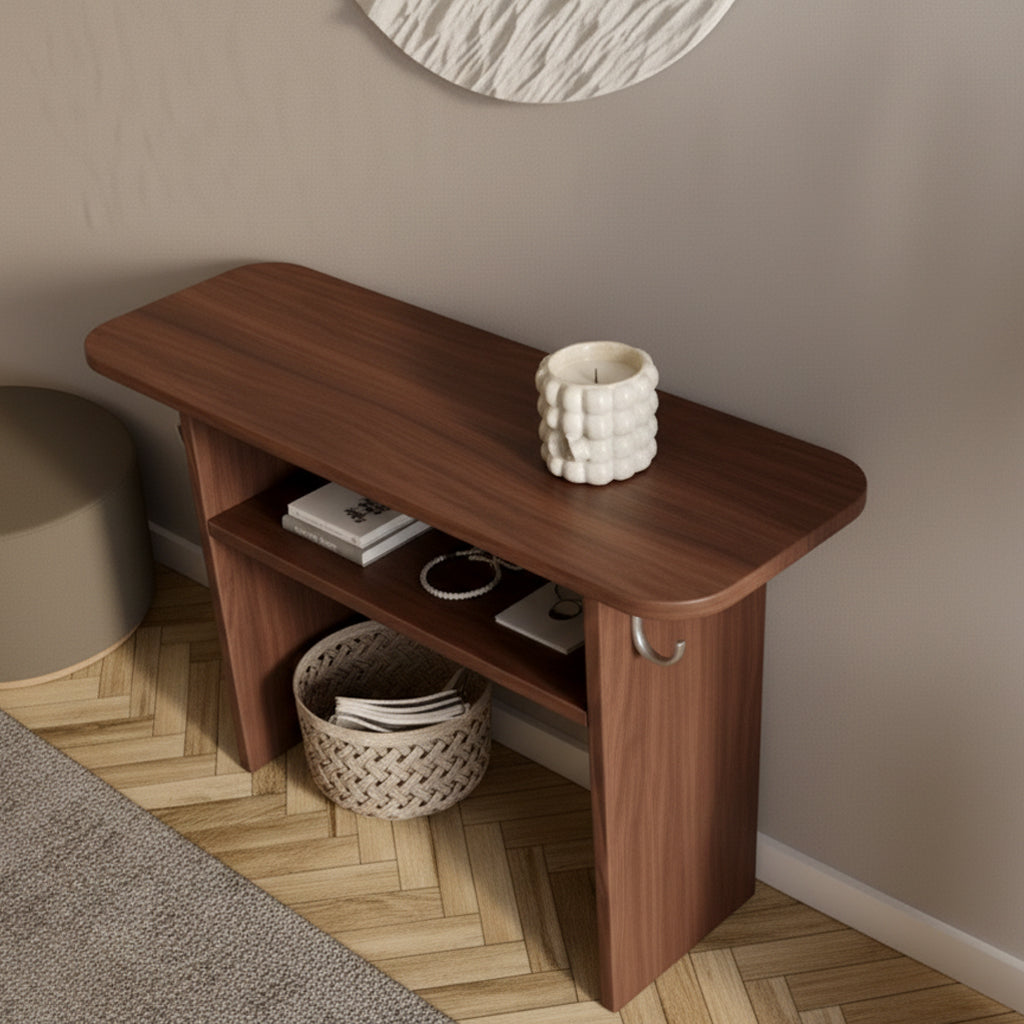 Minimal Solid Wood Console Table