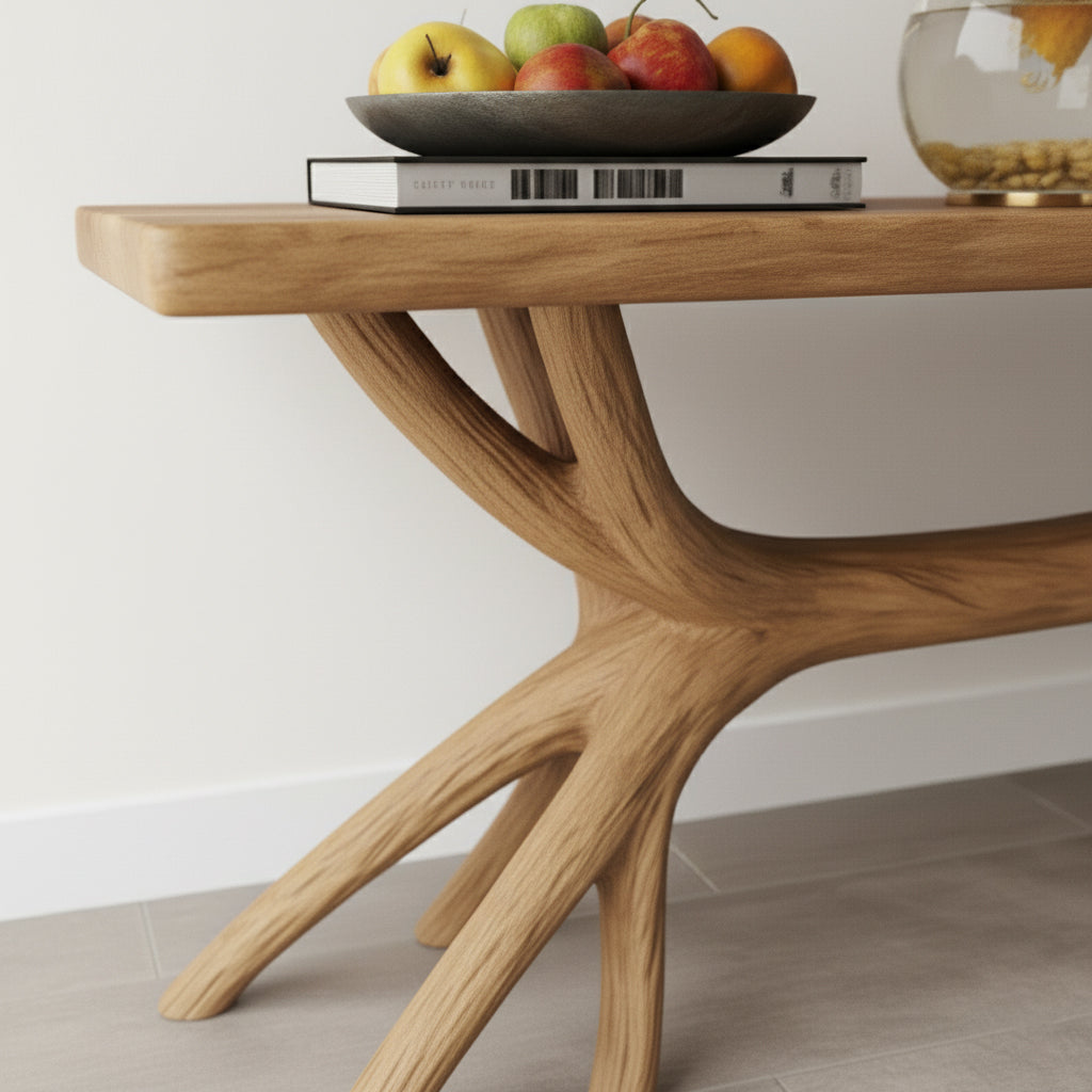 Organic Branch Solid Wood Console Table