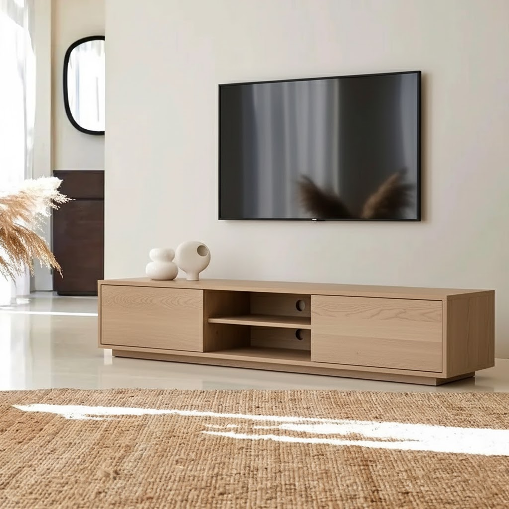 Luma Lowline Solid Wood TV Stand