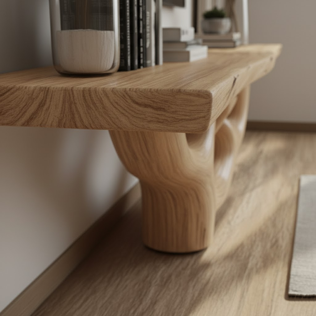 Elysian Sculptura Solid Wood TV Stand