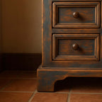 Rustic Heritage Solid Wood Bathroom Vanity