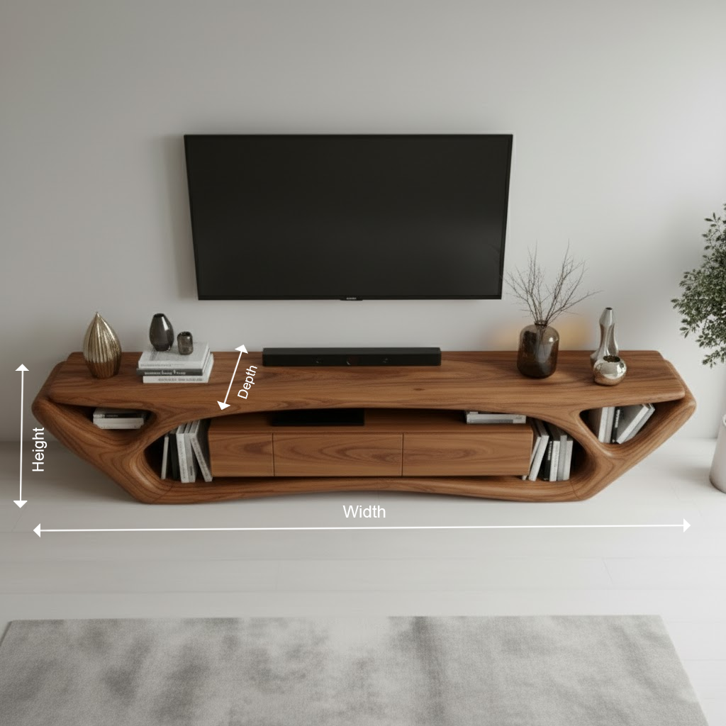 Aureon Solid Wood TV Stand