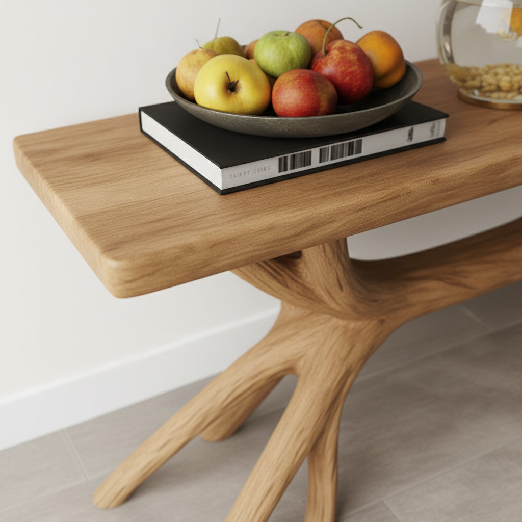 Organic Branch Solid Wood Console Table