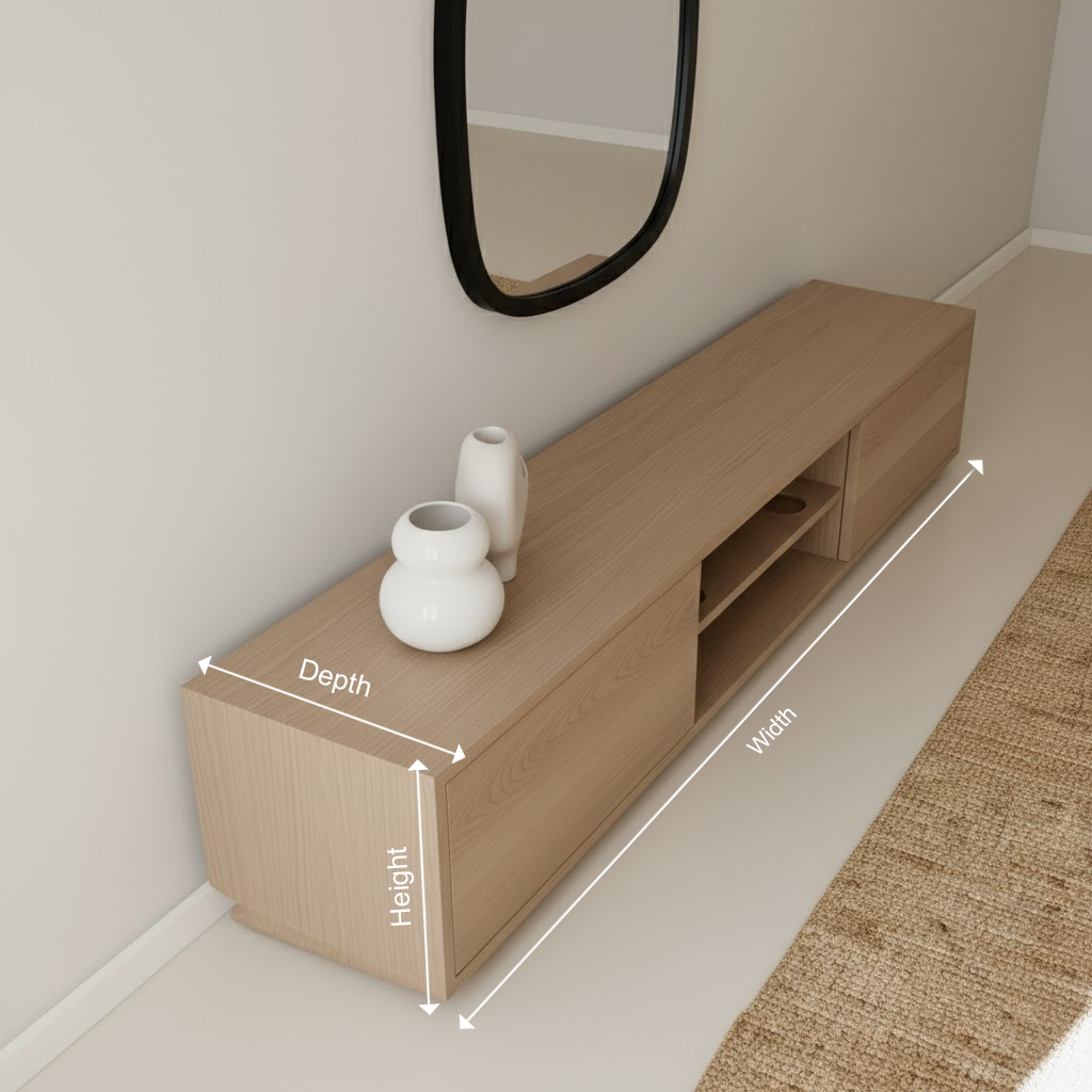 Luma Lowline Solid Wood TV Stand